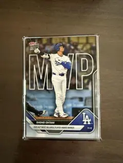大谷翔平 topps now 2025 3年連続満票でのMVP！