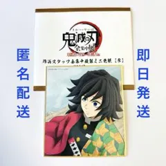 鬼滅の刃 全集中展 ミニ色紙 3 冨岡 義勇