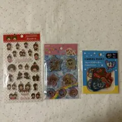 新品 Monchhichi、Angel Blue、カプセルシールセット
