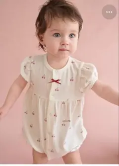 GELATO PIQUE チェリー柄ロンパース　さくらんぼ 70