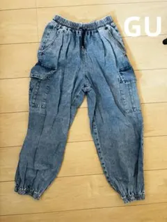 ジーユー✺GU✺カーゴジョガーパンツ✺GIRLS✺S
