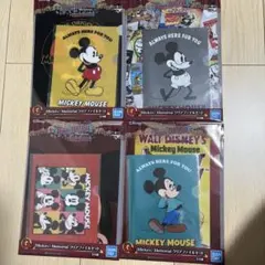 ディズニー ファンタジア一番くじ　ミッキーマウス クリアファイルセット