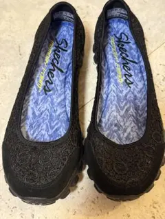 poppo様スケッチャーズ　23.0 フラットシューズ　スリッポン　パンプス