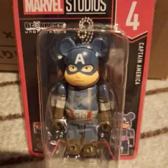 ハッピーくじ ベアブリック マーベル 4番キャプテンアメリカ