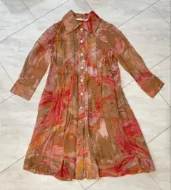 【新品未使用】DIANE von FURSTENBERG 抽象柄ワンピース