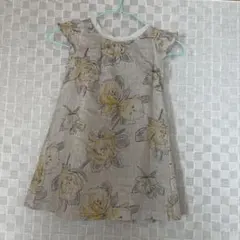 美品！コムサ　110cm ワンピース　花柄　麻