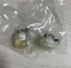 サンリオ　ポチャッコ　肉まん　牡蠣　めじるしアクセサリー