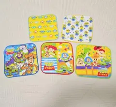 新品未使用　トイ・ストーリー&ミニオン タオル5枚セット