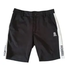 8YARDS ハチヤーズ ゴルフ ウェア　ハーフパンツ　黒　ブラック　S ᴇʀɪᴛsᴜᴋɪ メンバー先行中のまま サイズ交換・キャンセル在庫分が数