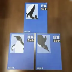 四谷大塚　予習シリーズ　計算　5年下 5年上 4年下 セット