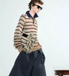 入手困難★sacaiサカイ★26SSMix Knit Pullover完売ニット