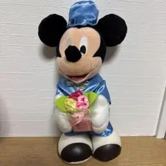 ミッキーマウス ぬいぐるみ 青いスーツ
