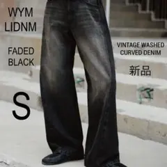 WYM LIDNM VINTAGE WASHED CURVED DENIM S