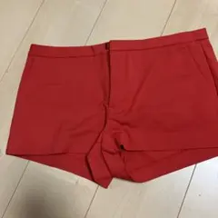 ZARA BASIC レッド ショートパンツ
