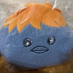 キャラクタークッション 青いフリース