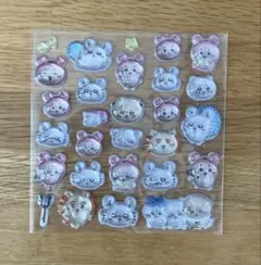 ボンボンドロップシール　正規品　ちいかわ　かに　ももんが　おすそ分け