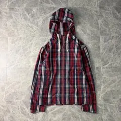 archive UNIQLO checked cotton Parker y2k