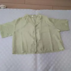 COLZA 半袖シャツ ライトグリーン Sサイズのサムネイル