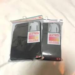 【ユニクロ】ヒートテッククルーネック 半袖＆九分袖 XL