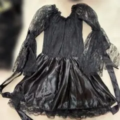 レースコスプレ衣装　海賊風　黒の帽子