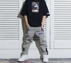 XLARGE キッズ用 グレー ロングパンツ