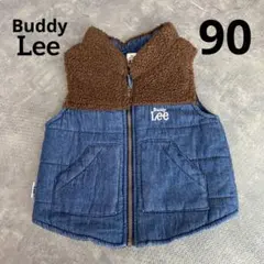 Buddy Lee ベスト　デニム　ボア　ブラック