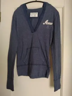 aeropostale ダークブルー Vネックパーカー S/Pのサムネイル