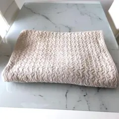 イブル クラウド柄 130×190 ベージュ　滑り止め加工つき