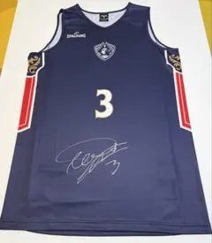 SPALDING 横浜ビーコルセアーズ 安藤誓哉選手 ユニフォーム サイン入りのサムネイル