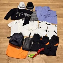 博多学園系列　幼稚園　入園セット　制服　体操服　スモック　リュックなど