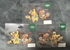 ポケパークカントー　ピカチュウ、イーブイステッカーセット