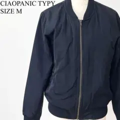 チャオパニックティピー MA-1 ジャケットジップアップ ブルゾン 黒 M