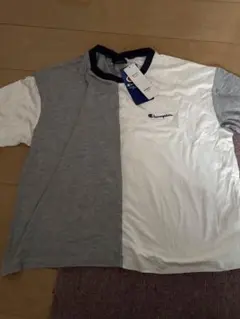 Champion 半袖Tシャツ Lサイズ グレー/ホワイト