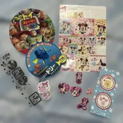 ディズニーいろいろシールまとめ売り ぷくぷく ミニーマウス マリー デイジー