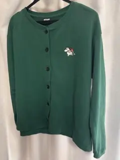Honeys ムーミン ミー カーディガンLシャツ LL緑 グリーンのサムネイル