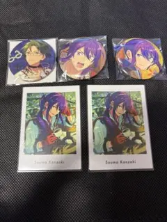 あんスタ 蓮巳敬人 神崎颯馬 コレ缶 ぱしゃっつ 歌詞カード 紅月