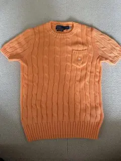 ポロラルフローレン　ケーブルニット　半袖