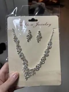 シルバー ネックレス イヤリング セット