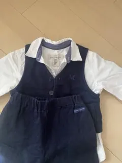 ネイビー ベストとショートパンツ セット 100cm~