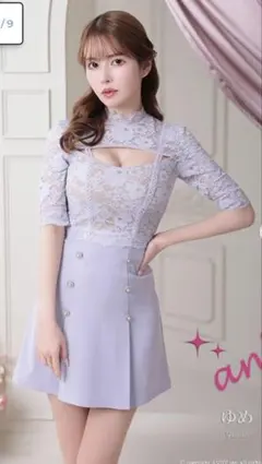 ゆめちゃん着用‼️an五部袖ありドレスワンピ　andy