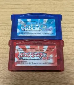 ポケットモンスター ルビー サファイア 2個 ゲームボーイアドバンス