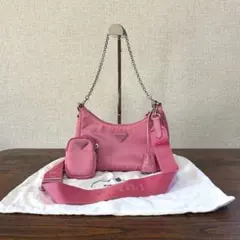 美品 PRADA 1BH204 Re-Edition2005 ショルダーバッグ
