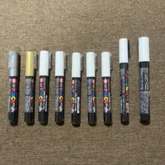 ポスカ ボードマーカー 9本セット