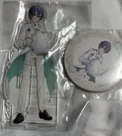 初音ミク　楽天コレクション　KAITO アクスタ　缶バッジのサムネイル