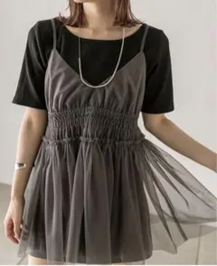 mystic シャーリングキャミソール