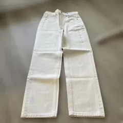 GU ハイウエストストレートジーンズ S