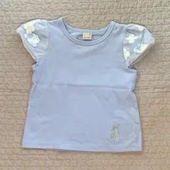 プティマイン　お花バルーン半袖Tシャツ　ディズニー　110