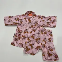 パウパトロール　スカイ　甚平 100cm ピンク