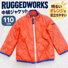 RUGGEDWORKS ラゲッジワークス 中綿ジャケット 110 オレンジ