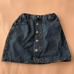 キッズ デニムスカート インディゴ GU